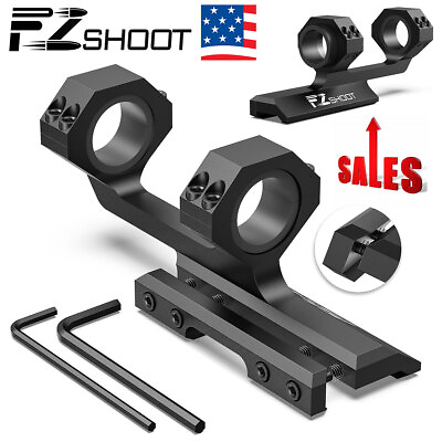 #ad EZshoot Offset Cantilever Picatinny Scope Mounts Universal 1 inch 30mm One Piece $19.94
