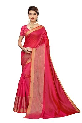#ad Women cotton blend saree free shipping $38.99