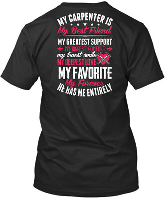 #ad Carpenter S Wife My Is Best Friend Greatest T Shirt Made in USA Size S to 5XL $21.99