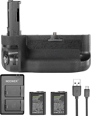 #ad Neewer Vertical Battery Grip Replacement for Sony VG C2EM for Sony A7 II A7S II $68.49
