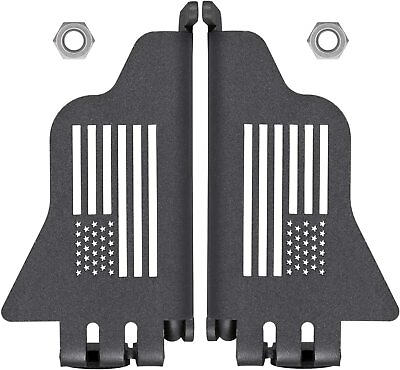#ad Foot Pegs Front Door Rest Pedals US Flag Style for Jeep Wrangler JK JL 2007 2022 $29.78