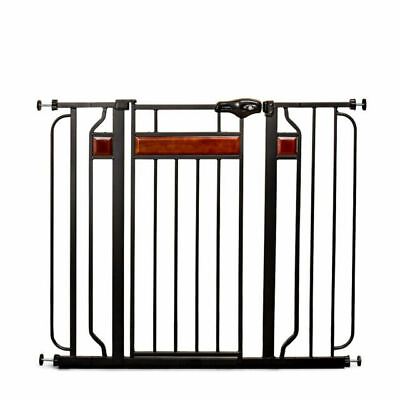 #ad 663 Regalo 0320 DS Safety Baby Pet Gate Extra Tall amp; Wide Black $19.99