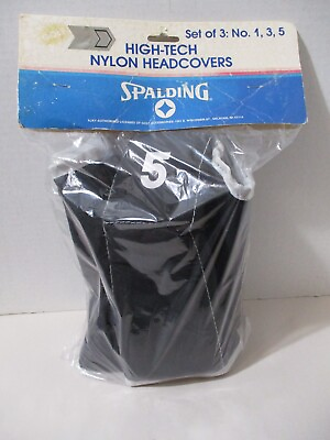 #ad #ad Quality Spalding High Tech Nylon Head Covers Set of 3: No 135 $17.00