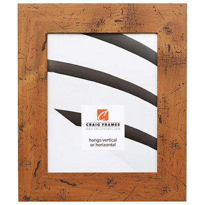 #ad Craig Frames Bauhaus 200 2quot; Modern Rustic Light Walnut Brown Picture Frame $44.99