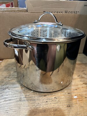 #ad Princess House Heritage Signature 8 Qt. Stockpot with Steaming Basket 6951 $199.99