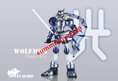 #ad T1 Studio Digimon Wolfmon Resin Statue Pre order Warrior Spirit H17cm Collection $211.64