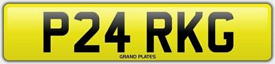 #ad Park Parks number plate P24 RKG CHERISHED REGISTRATION FEES PAID PARKY PARKER GBP 499.00