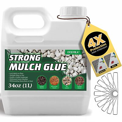 #ad 34oz Strong Concentrate Mulch Glue Gravel Binder Mulch Glue Non Toxic Mulch... $37.91