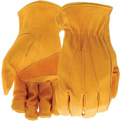 #ad Boss Men#x27;s Medium Grain Cowhide Leather Work Glove B81001 M Boss B81001 M M $18.23