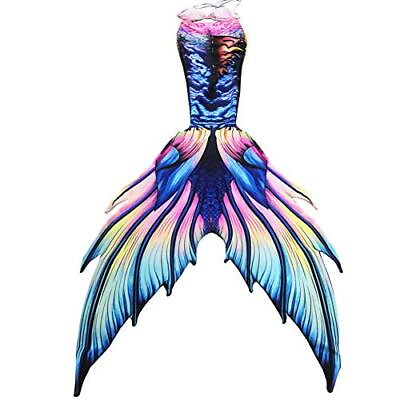 #ad Big Mermaid Tail for Adult Women Men Mermaid Tail with Flipper Beach Costumes... $83.63