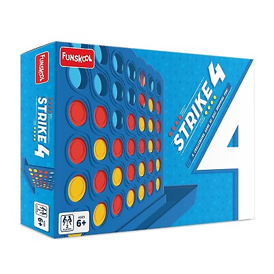 #ad Funskool Games Strike 4Classic disc Dropping GameGet 4 in a RowConnect F S $34.84