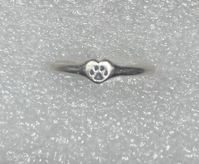 #ad James Avery Sterling Silver 925 Love My Pet Paw Ring Size 10 $38.00