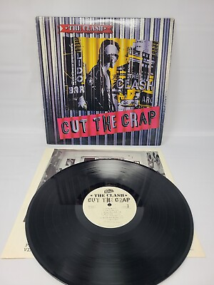 #ad THE CLASH Joe Strummer Cut The Crap Epic 12quot; Vinyl Record LP VG $29.95