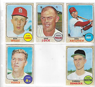 #ad Topps 1968 Gradable 5 Different 8070 $5.99