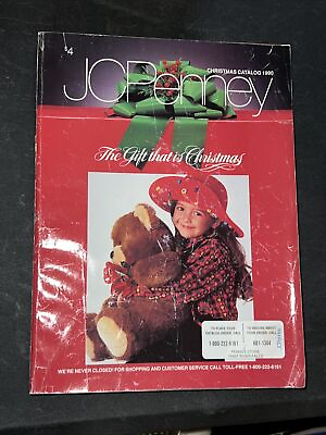 #ad Vintage 1990 Holiday JC Penney Christmas Catalog Big Gift Book Toys Nintendo $49.99