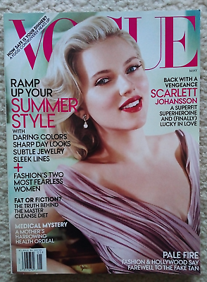 #ad Vogue featuring Scarlett Johansson magazine read once then stored May 2012 $13.67