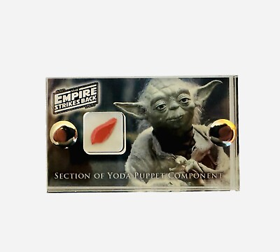 #ad Star Wars Movie Prop The Empire Strikes Back Yoda Puppet Component display amp; COA GBP 79.99