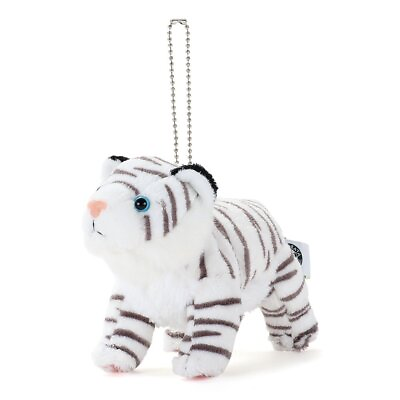 #ad COLORATA stuffed mascot white tiger real wild animal mascot $25.15