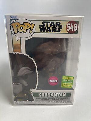 #ad Funko Star Wars Krrsantan 548 SDCC 2022 EXCLUSIVE FLOCKED WITH POP PROTECTOR $15.19