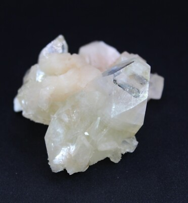 #ad Gemmy Green Clear Apophyllite Stilbite Matrix Crystal Rock Raw Gem Mineral 87.5g $99.00