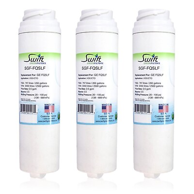 #ad SGF FQSLF Compatible Commercial Water Filter for GE FQSLF 3 Pack $99.36