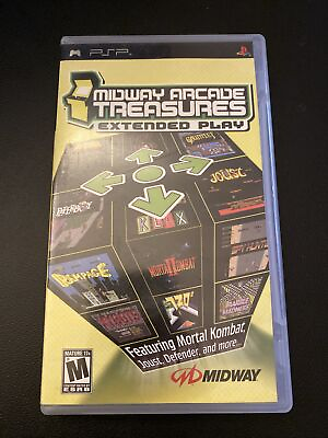 #ad Midway Arcade Treasures: Extended Play CASE ONLY Sony PSP 2005 NO GAME $8.49