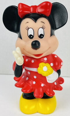#ad Vintage Disney Minnie Mouse Piggy Bank Coin Bank $14.17