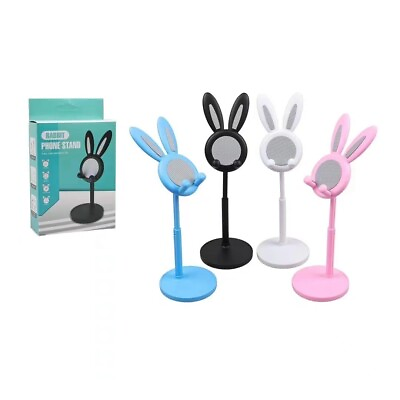 #ad Livable Little Rabbit Desktop Phone Stand Lazy Tablet Stand Cartoon Wind Stand $12.35