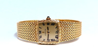 #ad Corum Vintage Gold Watch 18kt 6.5 inch $4000.00