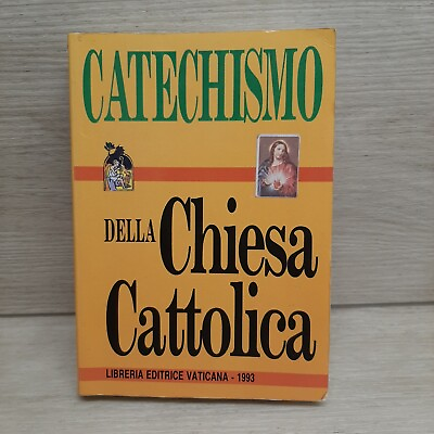 #ad Catechismo Della Chiesa Cattolica Libreria Editrice Vaticana Paperback Book $9.98