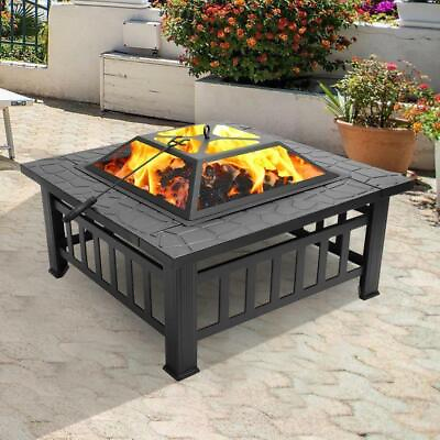 #ad Wood Burning Fire Pit Outdoor Heater Backyard Patio Deck Stove Fireplace Bowl $55.90