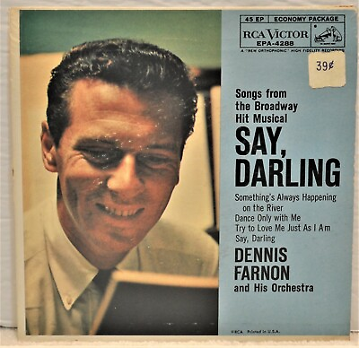 #ad DENNIS FARNON quot;Say Darlingquot; 45RPM EP RCA Victor EPA 4288 $16.49