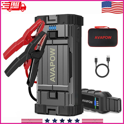 #ad AVAPOW Jump Starter 2000A Peak Portable Battery Jump Starter for Car with Dual U $64.99