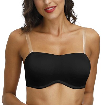 #ad Convertible Bra Underwire Contour Full Coverage Backless Strapless 34D Plus Size $17.96