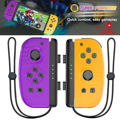 #ad For Nintendo Switch Joy Con Controller Neon L amp; R Joycon Pair Wireless Gamepad $19.99