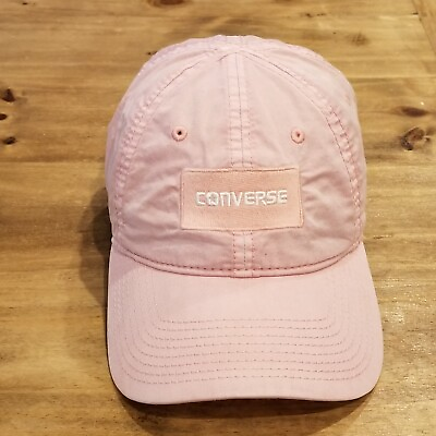 #ad Converse Hat Cap Strap Back Womens Pink One Size Casual Adjustable $6.94