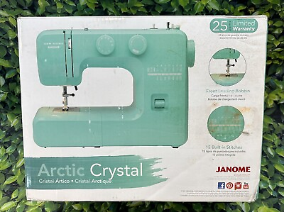 #ad Janome Artistic Quilter Sewing Machine New Arctic Crystal $135.00