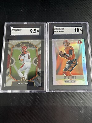 #ad Joe Burrow Combo Deal 2020 Rookie Cards and 2023 Card Two Graded $85.00