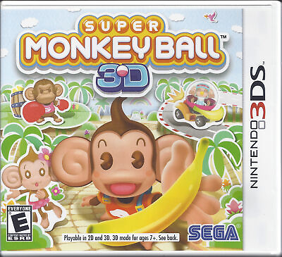 #ad Super Monkey Ball 3D for Nintendo 3DS $29.99