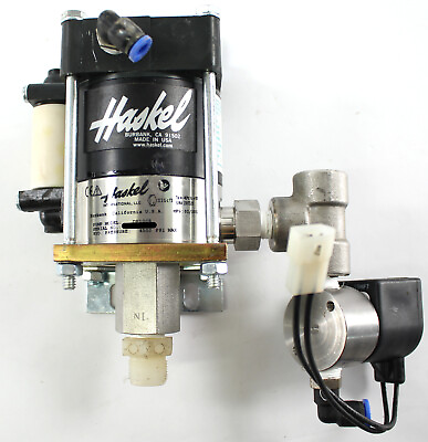 #ad Haskel DP1008 Pneumatic Driven Pump 4500PSI MAX w Parker Valve 71216SN2BL00N0L $490.00