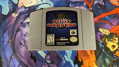 #ad Body Harvest Nintendo 64 N64 Authentic Cartridge Only Tested Working $24.99