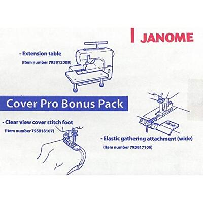 #ad Janome CoverPro Bonus Pack for 1000CPX 2000CPX $135.90