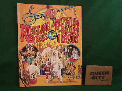 #ad Ringling Bros. and Barnum amp; Bailey Souvenir Program 1977 106th Edition Vintage $14.00