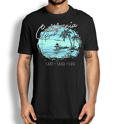 #ad Surfing California Beach Shirt Vintage Surf Tee Summer T Shirt $18.44