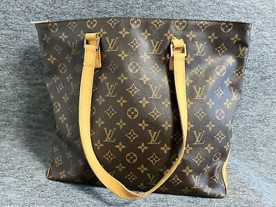 #ad Authentic Louis Vuitton Cabas Mezzo Tote Bag Monogram Leather Brown M51151 $275.08