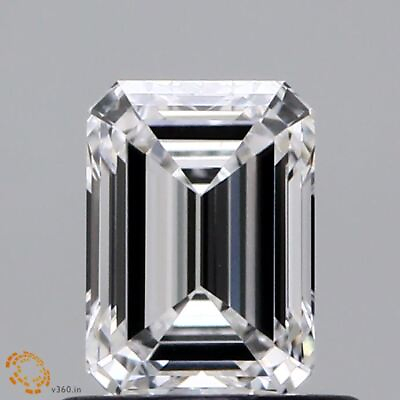 #ad 0.75 Ct Emerald Cut D Color VS1 Clarity IGI Certified CVD Diamond $375.00