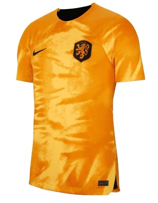 #ad Nike Netherlands Holland 2022 23 World Cup Stadium Home Soccer Jersey Size S $40.00