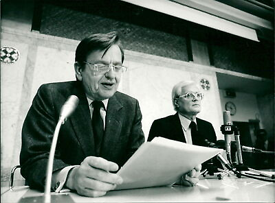 #ad Olof Palme and Ove Rainers Vintage Photograph 2431890 $14.90