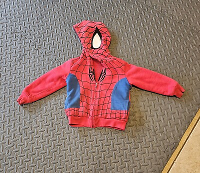 #ad Kids Spiderman Sherpa Lined Jacked 4T $15.99
