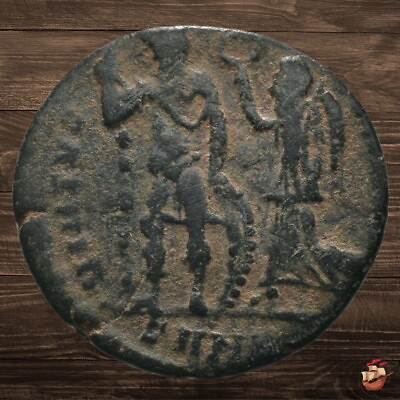 #ad Imperial Roman coin Follis Honorius 393 423 AD Antioch VIRTVS EXERCIT#2198 $15.00